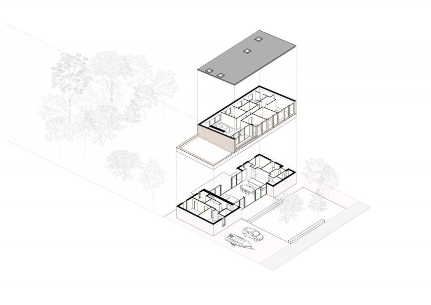 Thorpeness Beach House by IF_DO axonometric diagram