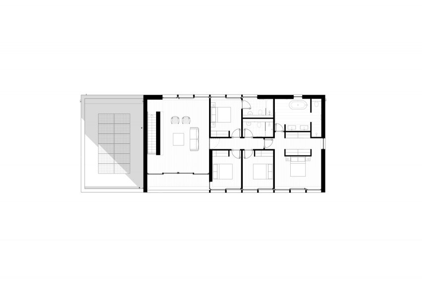 Thorpeness Beach House by IF_DO ground floor plan