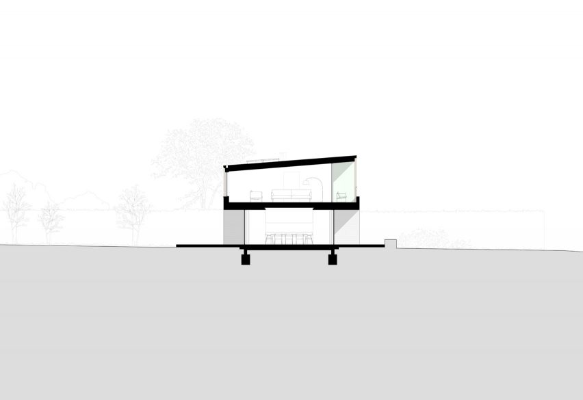 Thorpeness Beach House by IF_DO section