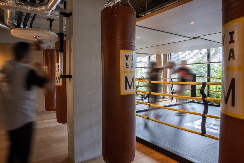 Villa M is a hotel in Paris that was designed by Triptyque and Philippe Starck