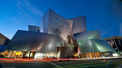 Exterior of Walt Disney Concert Hall