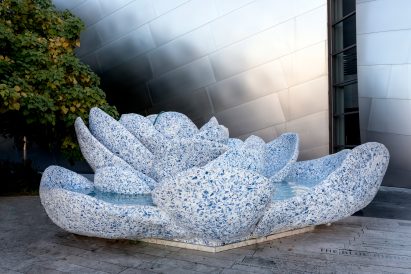 Water feature by Frank Gehry