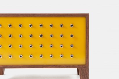 Bright yellow sound machine
