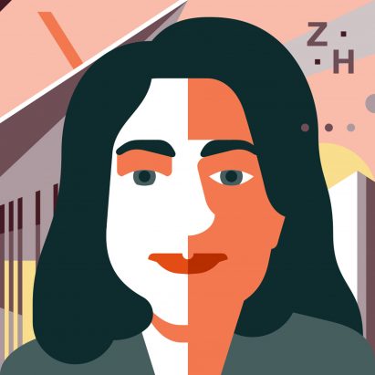 Zaha Hadid deconstructivist architect