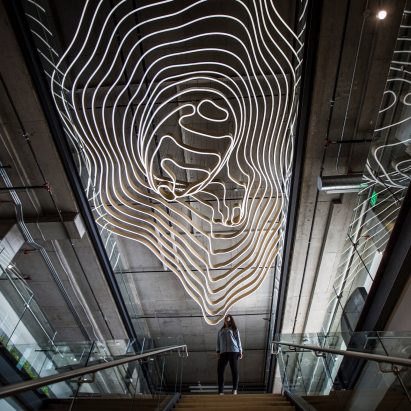 Acrylicize uses artworks to create “hyper-evolved workplaces”