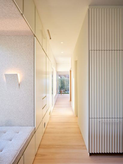Centered home hallway