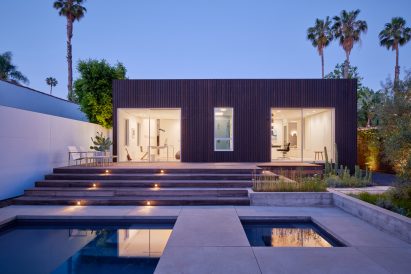 View of backyard