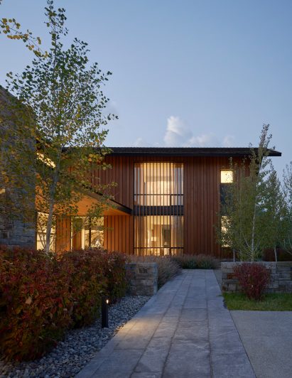 Cedar clad Wyoming home