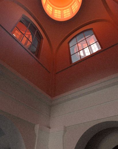 A render of a church
