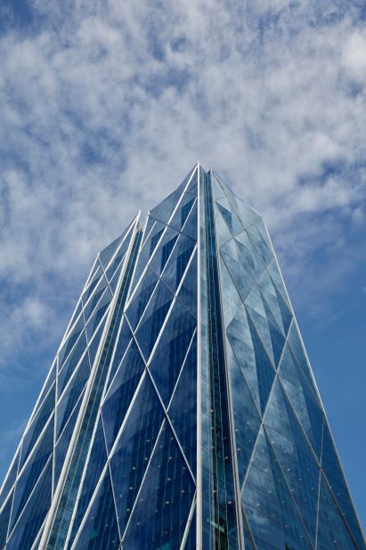 Closeup of CIBC square facade