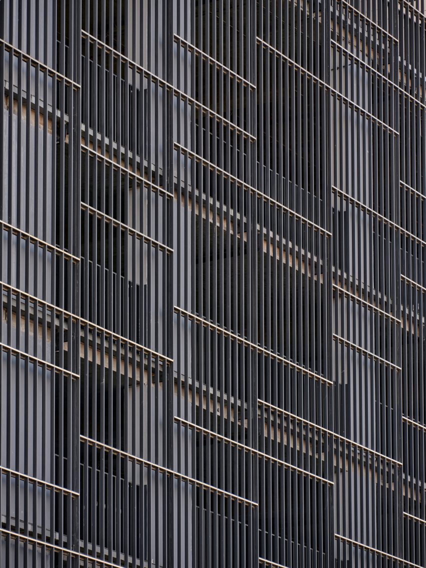 Tamdeen Square is a collection of residential towers that was designed by AGi Architects