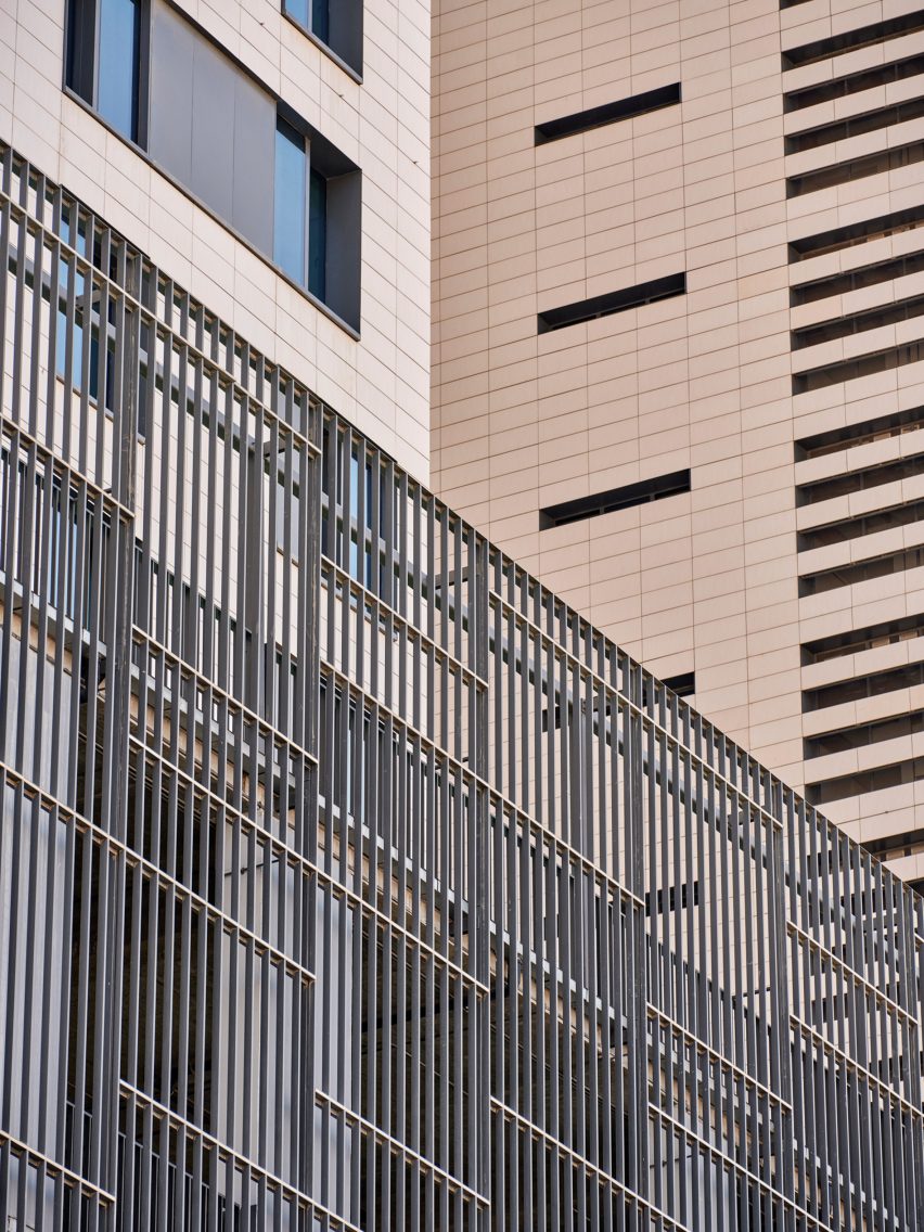 Tamdeen Square is a collection of residential towers that was designed by AGi Architects