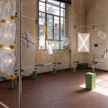 Air Supply installation by Muthesisus University students at Alcova at Milan design week 2022