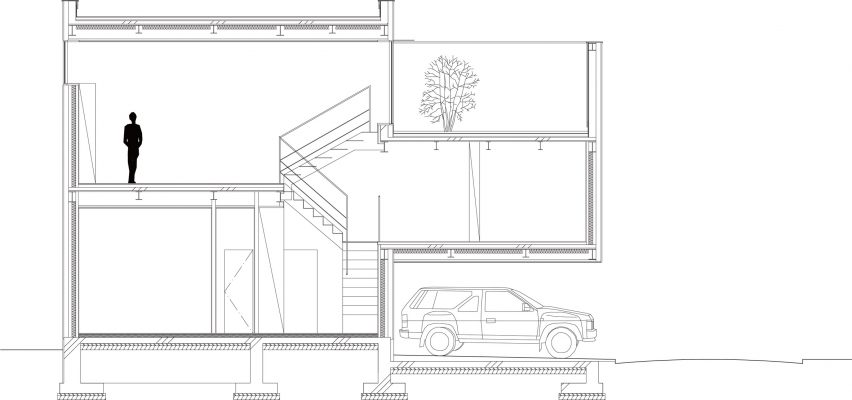 Aquarium House in Kanagawa by Nao Iwanari