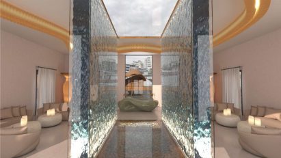 Rendering of interior design project