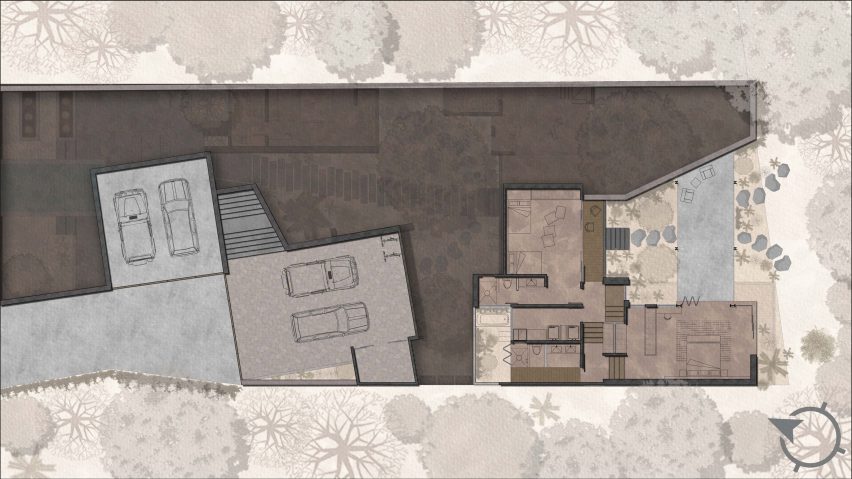 Basement floor plan
