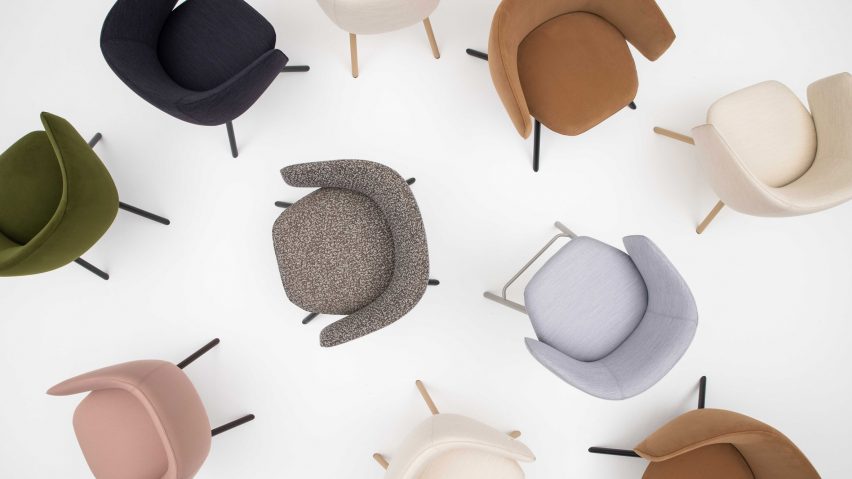 Top image of the Bastille chair collection