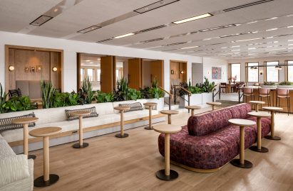 Interiors with built-in benches