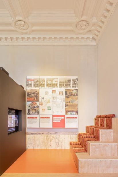 Film display by Annabel Karim Kassar