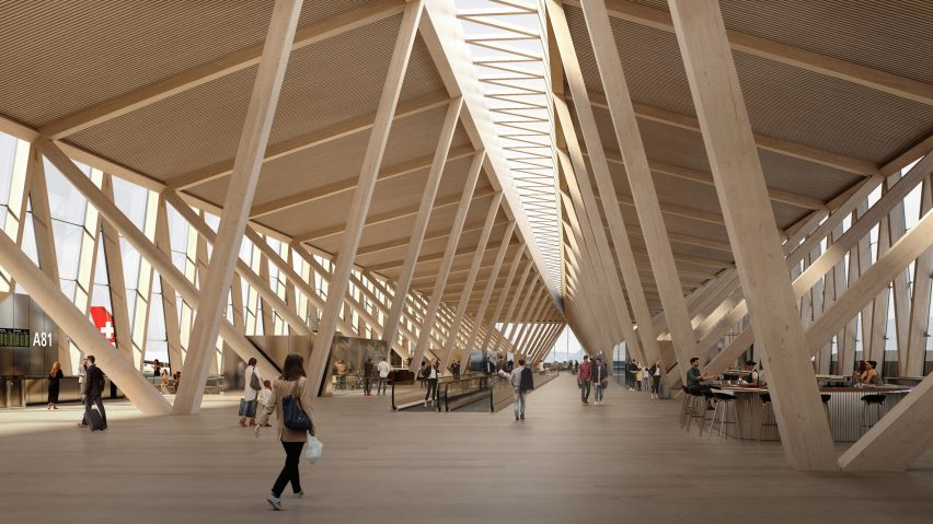 BIG's Dock A at Zurich Airport