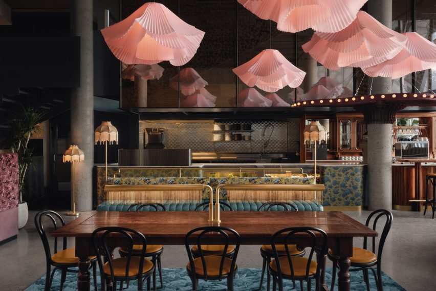 View towards the bar