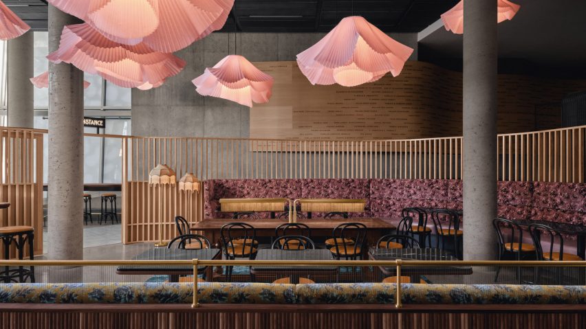 Tutu lights at Cafe Constance in Montreal