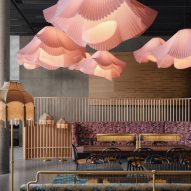 Tutu lights at Cafe Constance in Montreal