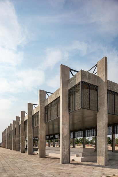Concrete and steel structure