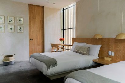 Wooden bedroom