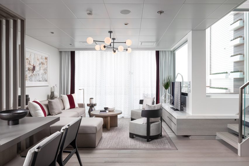Bedroom suite designed by Kelly Hoppen