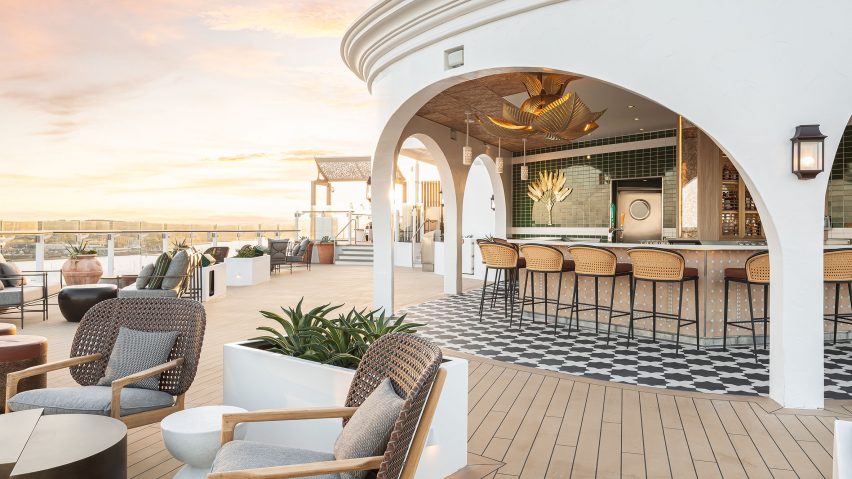 Sunset Bar aboard the Celebrity Beyond