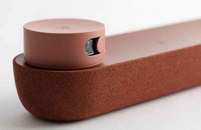 Benjamin Hubert set-top box and curved soundbar and webcam