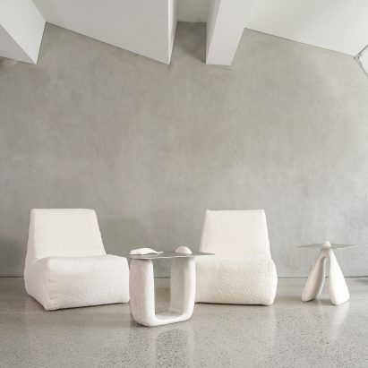 Coralis table collection by Nadine Hajjar Studio