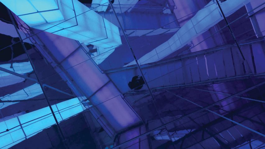 The Light Pavilion designed by Lebbeus Woods
