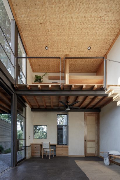 Lofted bedroom