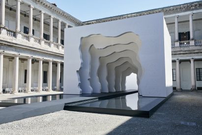 Wooden panels by Daniel Arsham