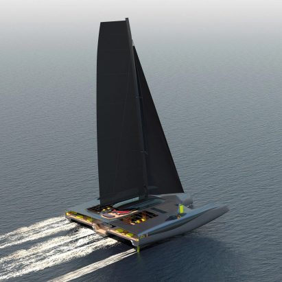 The Domus trimaran, the "world's first zero-emission superyacht", features in today's Dezeen Agenda newsletter