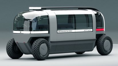Jordan Barnes' Estuary Hopper bus in grey