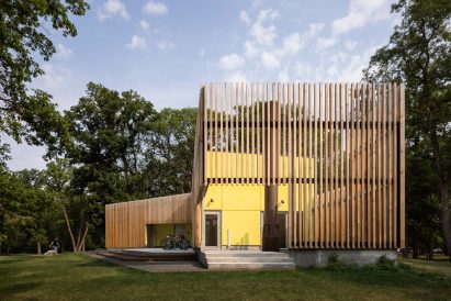 Wooden pavilion