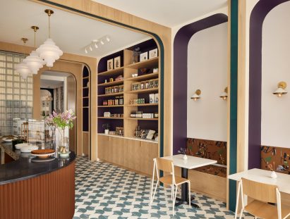 Colourful restaurant design by Frederick Tang Architecture