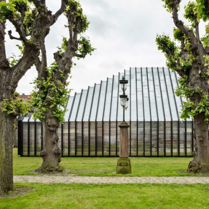 Translucent pavilion for Fritz Hansen