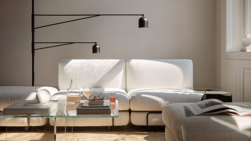 Two GB lounge chairs side by side in a living room