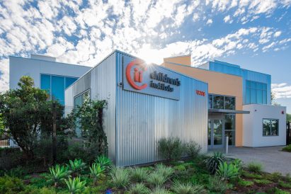 Exterior of Children's Institute with corrugated metal