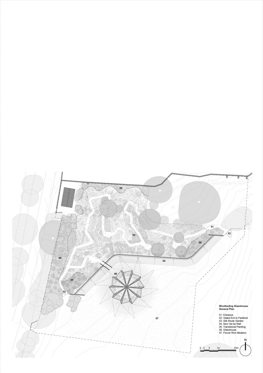 Site plan of Glasshouse by Heatherwick Studio