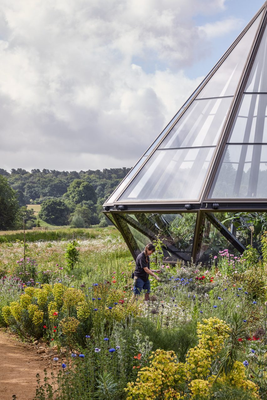 Exterior view of Glasshouse by Heatherwick Studio