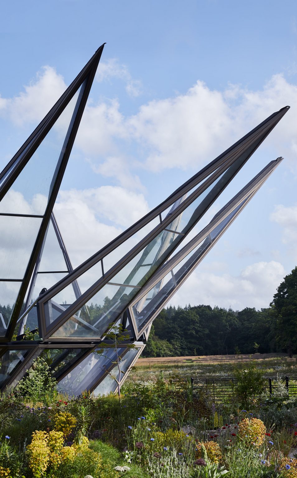 Exterior of the Glasshouse by Heatherwick Studio