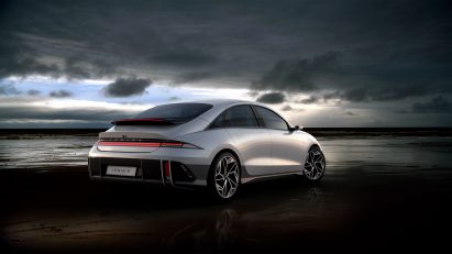 Rear of Hyundai Ioniq 6