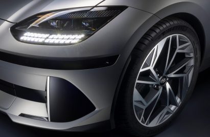 Hyundai with LED headlights