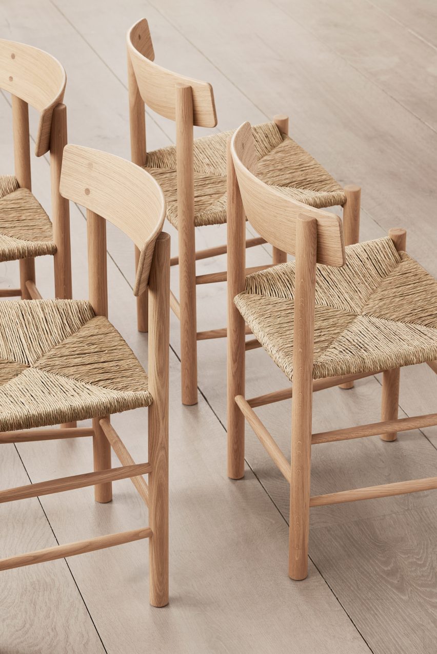 J39 Mogensen anniversary chair by Børge Mogensen for Fredericia