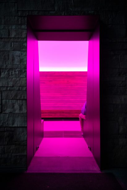 James Turrell concrete benches